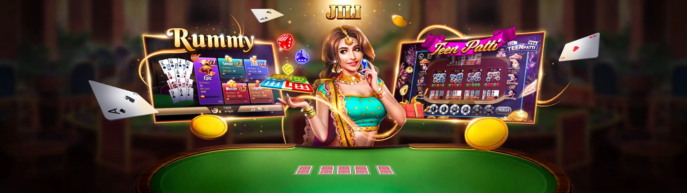 Sòng bạc trực tuyến f18678 Android với các trò chơi bài và roulette